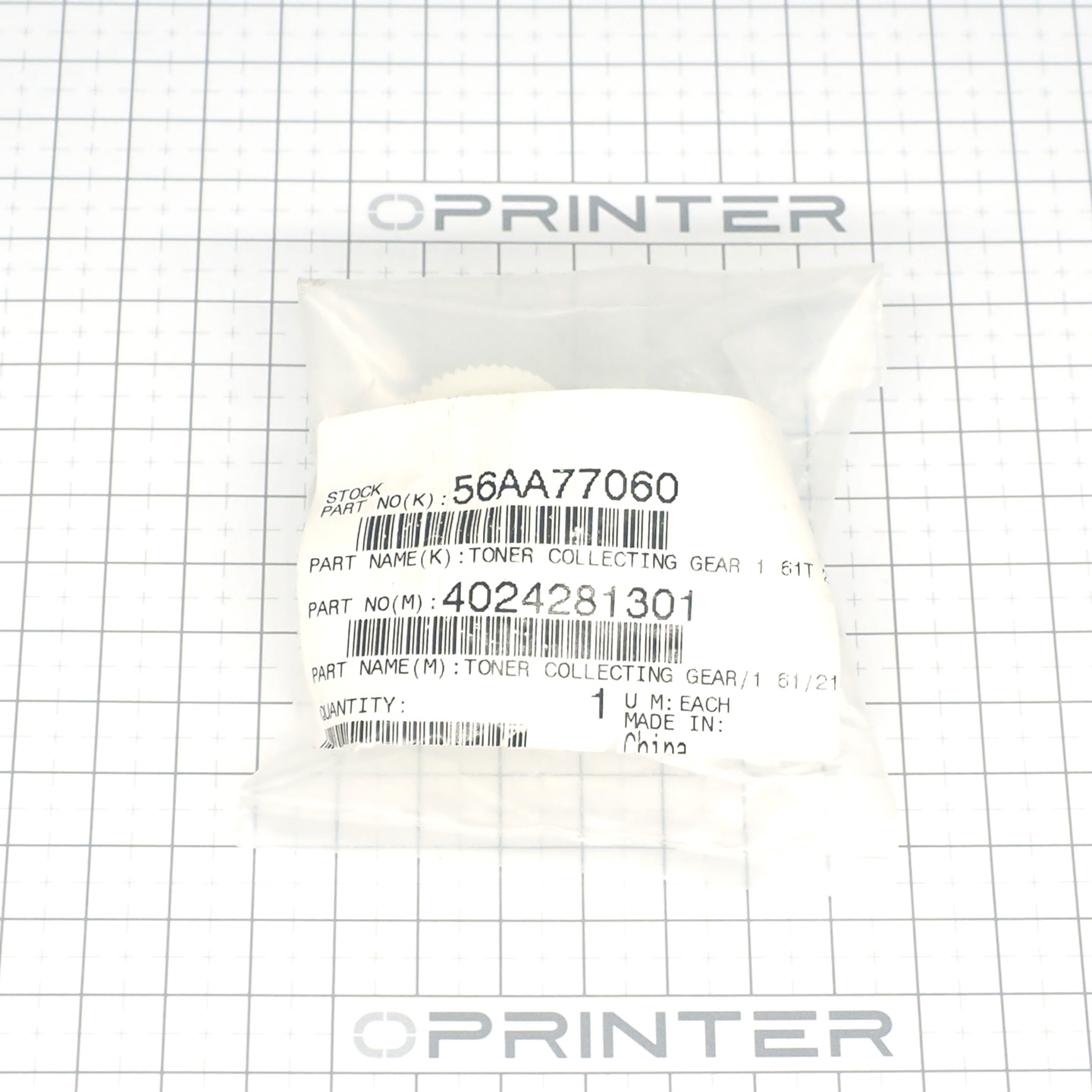 Шестерня 1 61T 2 Konica Minolta 56AA77060 Шестерня 1 61T 2 Konica Minolta 56AA77060