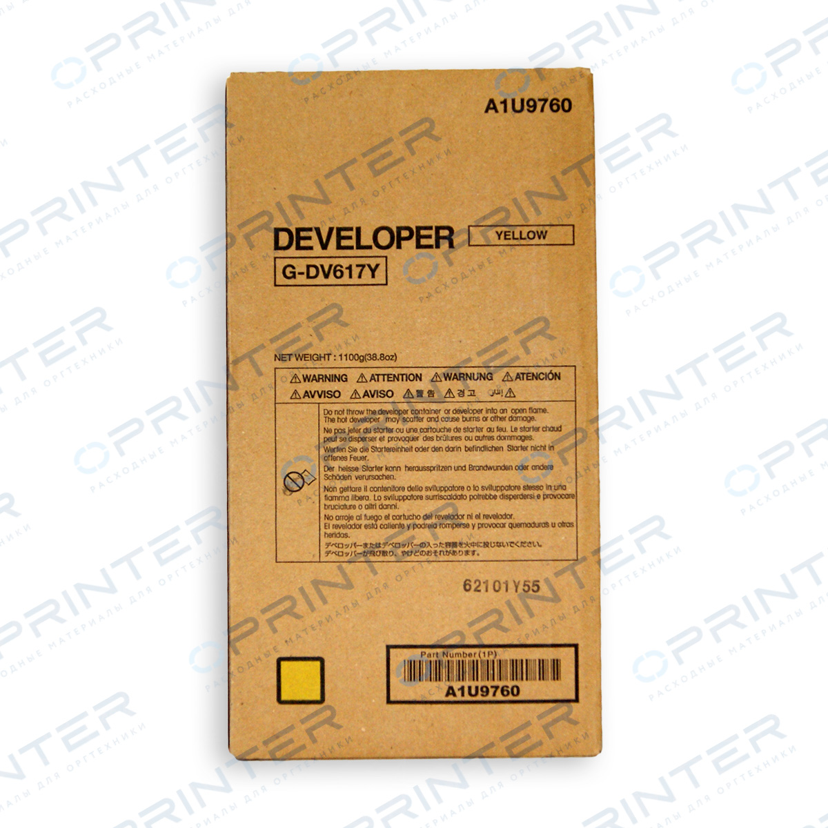 Девелопер DV-617Y yellow желтый Konica Minolta A1U9760 Девелопер DV-617Y yellow желтый Konica Minolta A1U9760