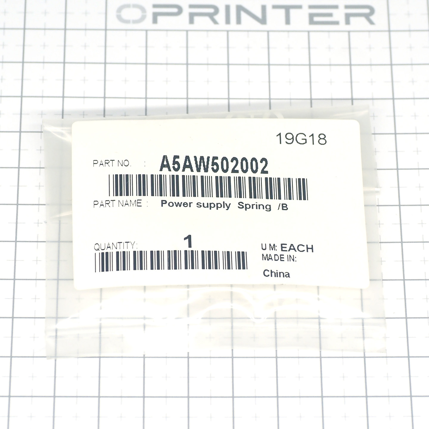 Пружина источника питания /B Konica Minolta A5AW502002