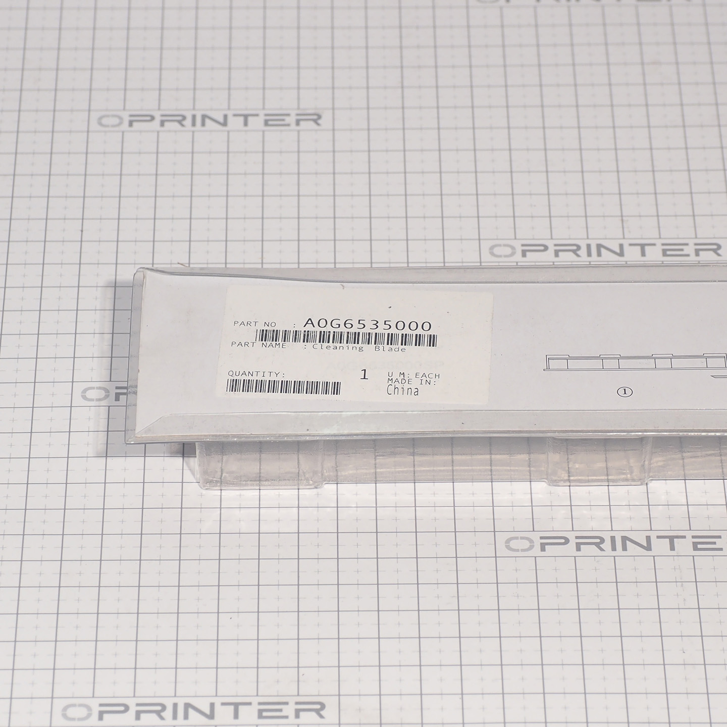 Лезвие очистки фотобарабана Konica Minolta A0G6535000