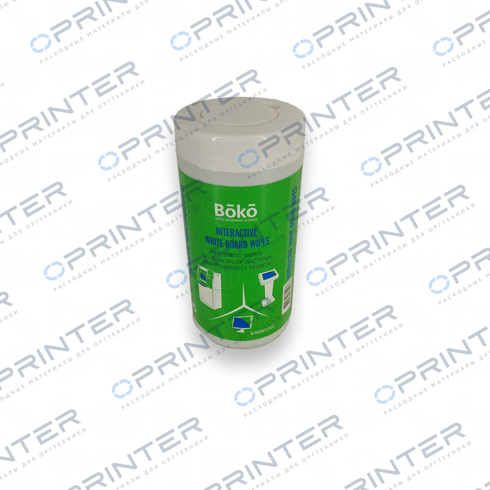Interactive White Board Wipes Влажные антистатические очищающие салфетки 100 штук