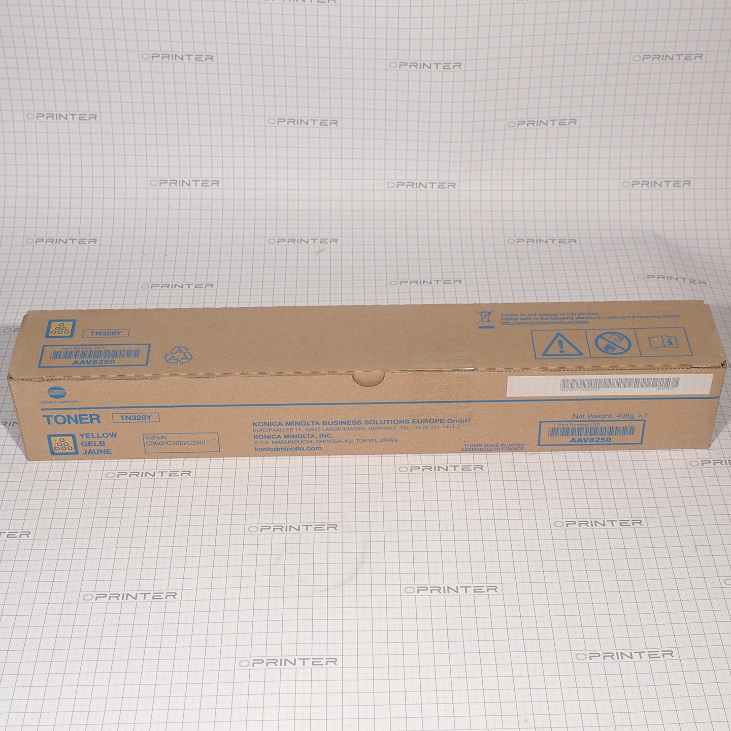 Тонер TN-328Y yellow желтый Konica Minolta AAV8250