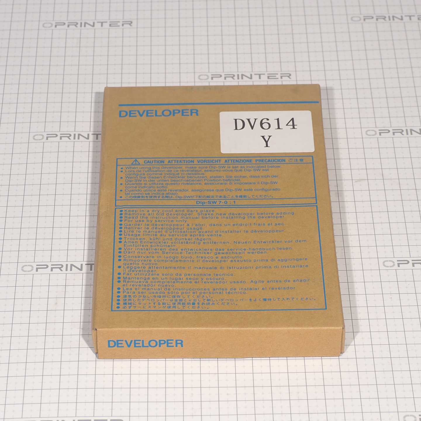 Девелопер DV-614Y yellow желтый Konica Minolta A3VX700