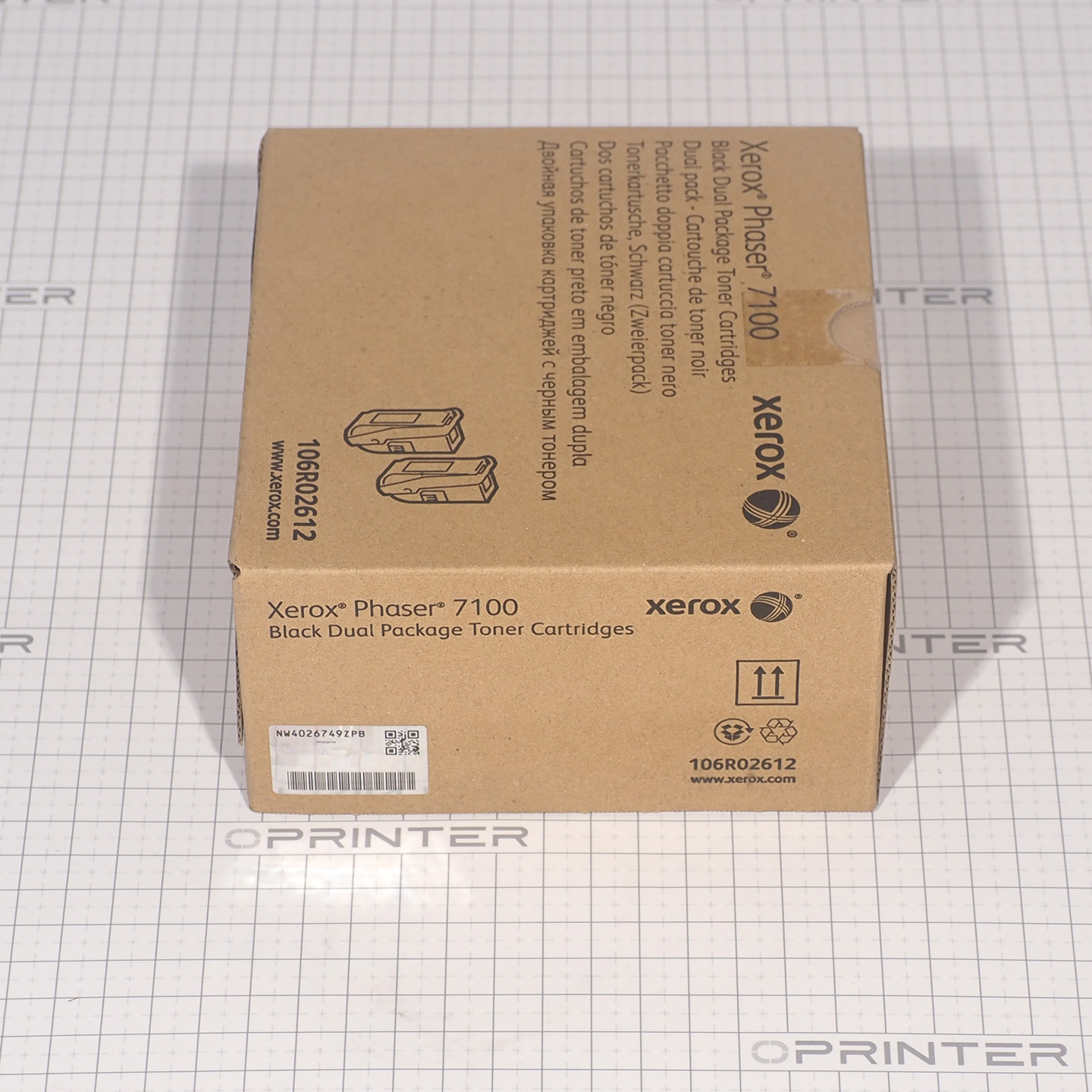 Тонер-картридж черный Xerox 106R02612