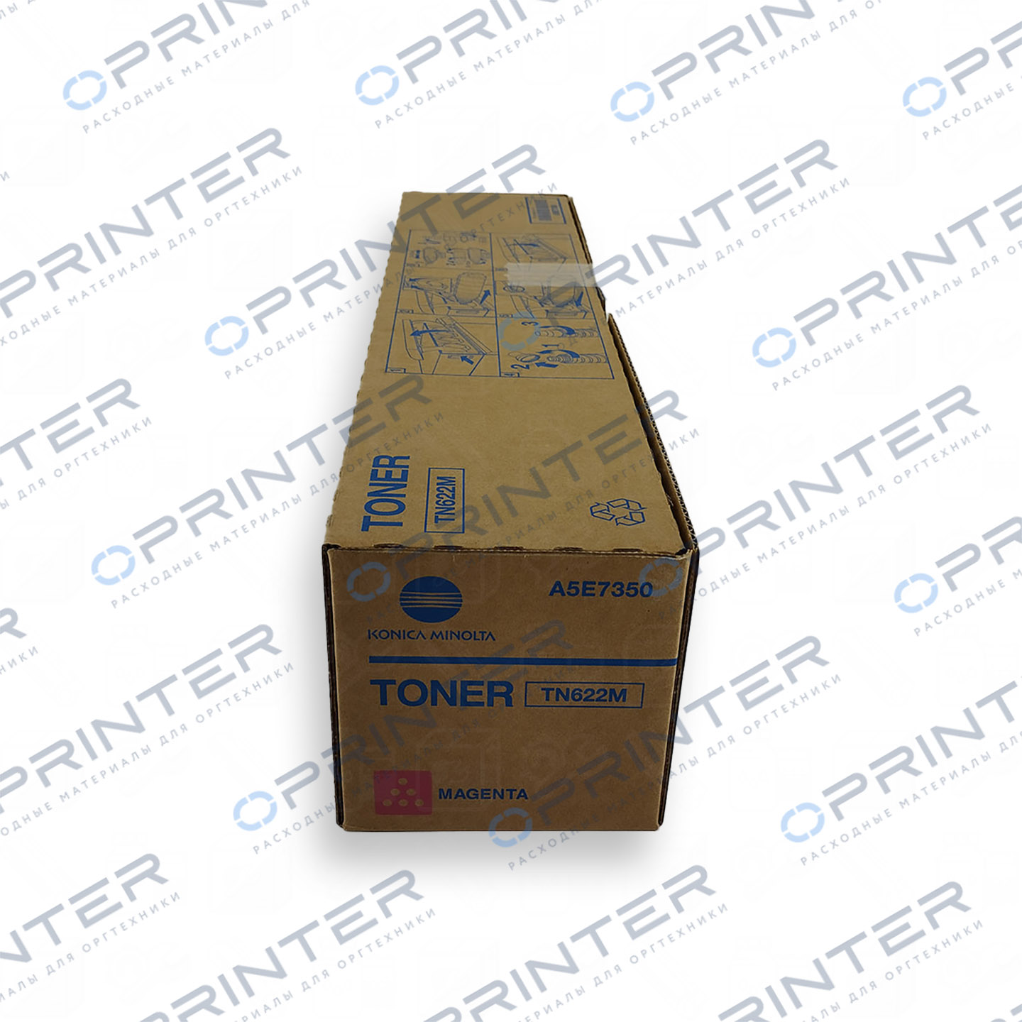 Тонер TN-622M magenta пурпурный Konica Minolta A5E7350