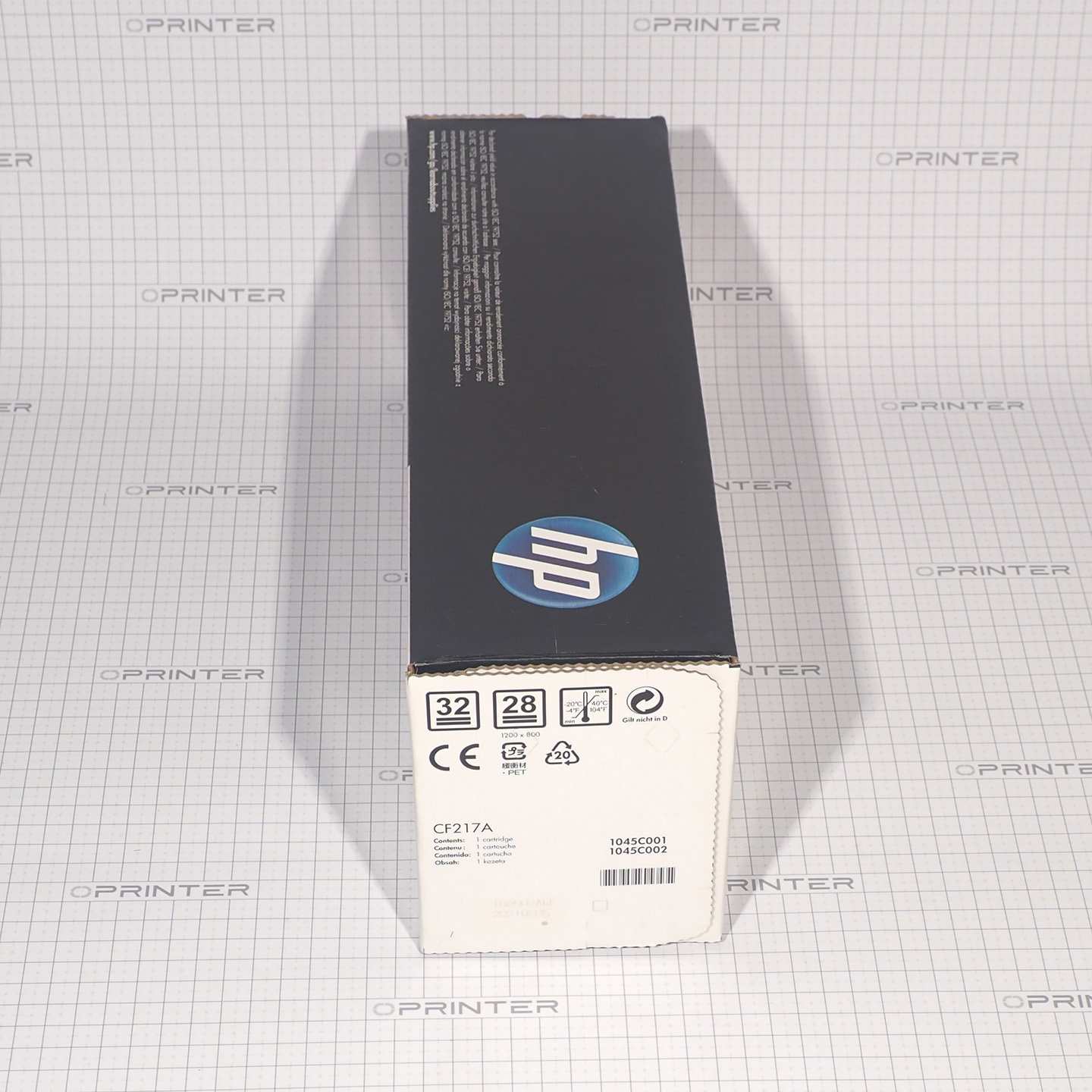 Картридж 17A black черный HP CF217A