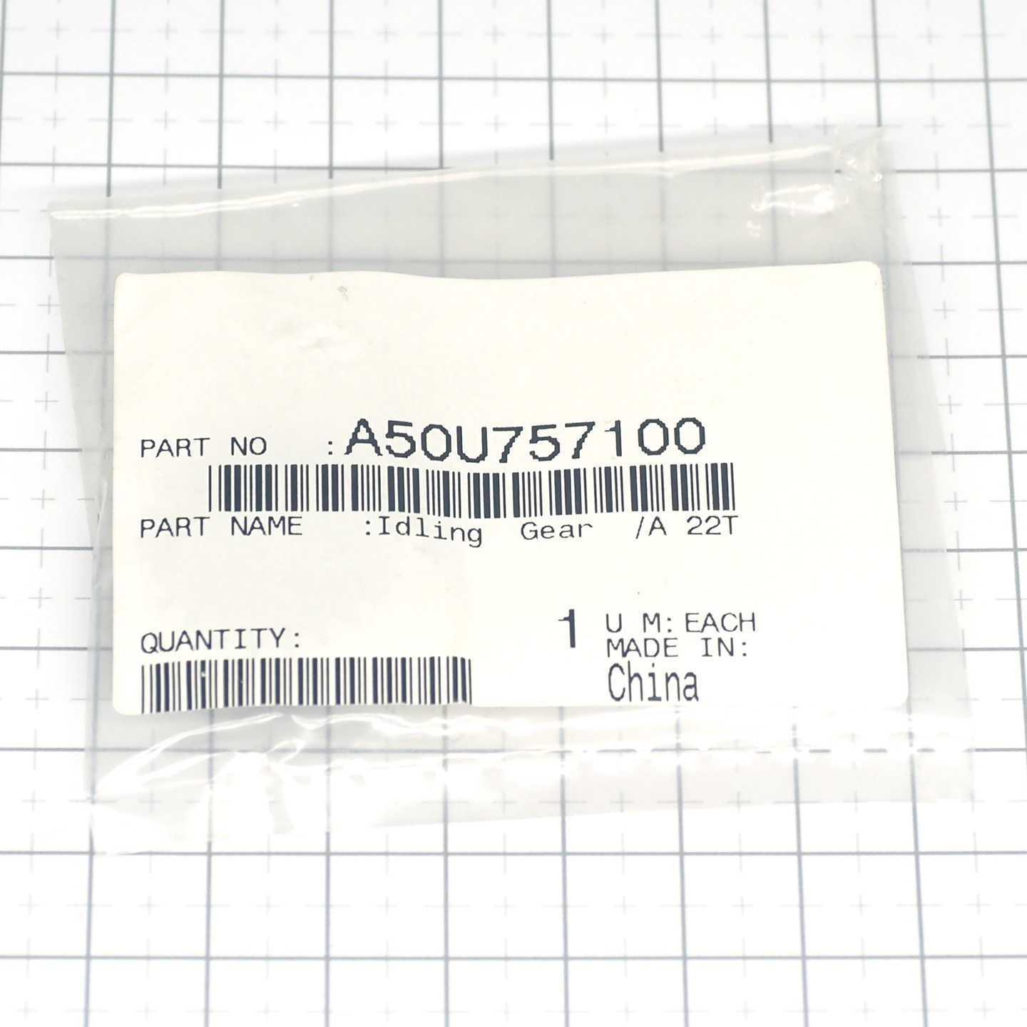Шестерня A 22T Konica Minolta A50U757100 Шестерня A 22T Konica Minolta A50U757100