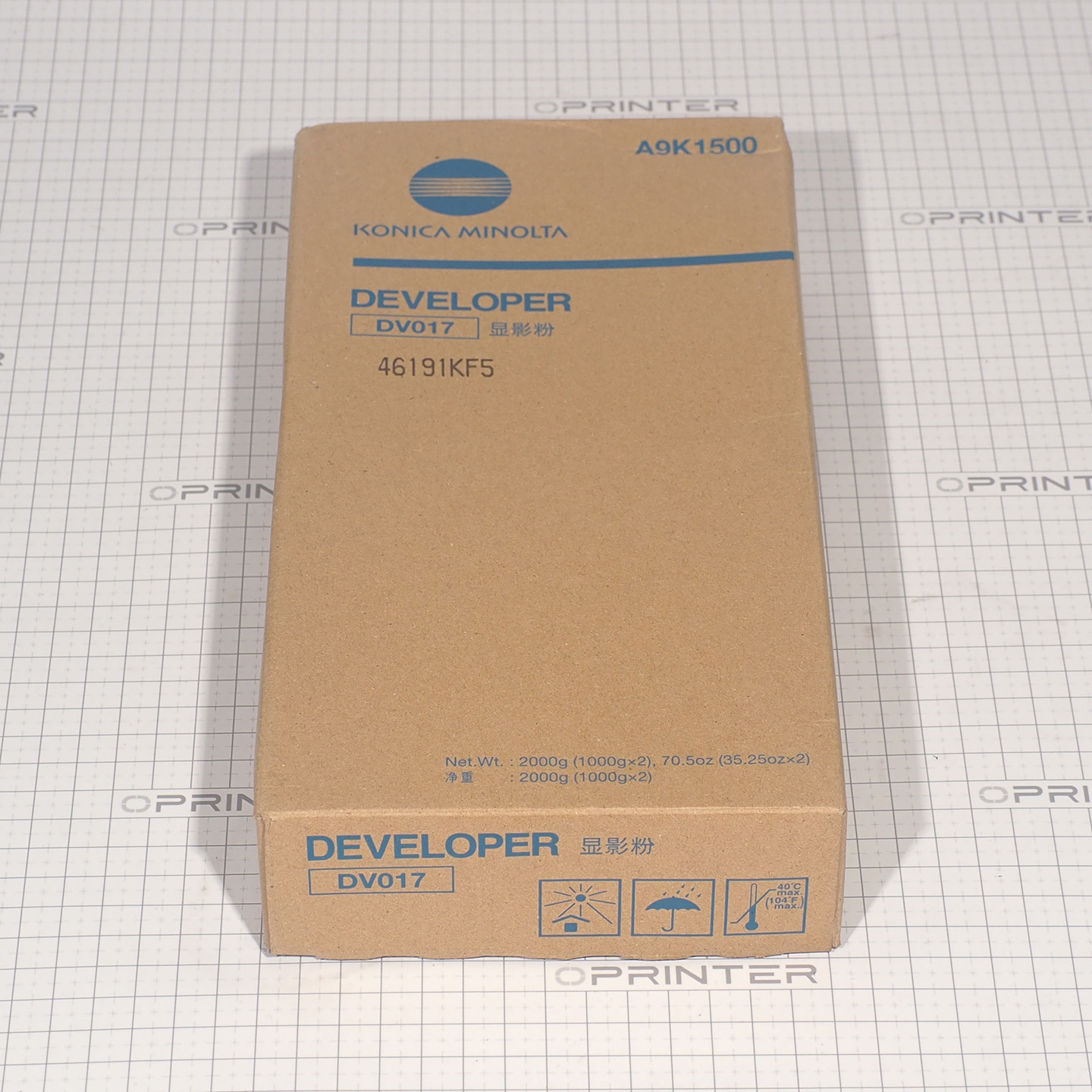 Девелопер DV-017 (2000гр) black черный Konica Minolta A9K1500