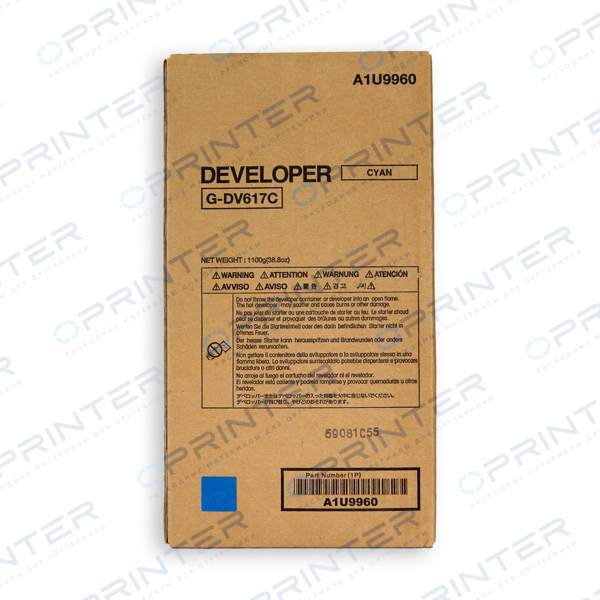Девелопер DV-617C синий Konica Minolta A1U9960 Девелопер DV-617C синий Konica Minolta A1U9960