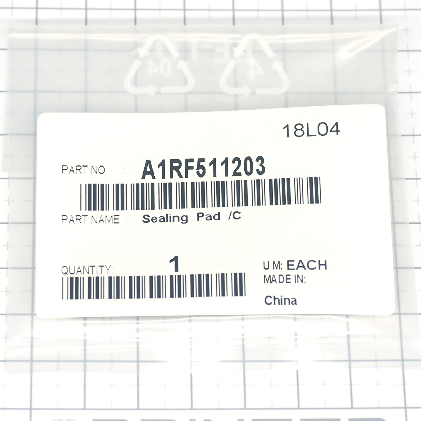 Пластина очистки ленты переноса (transfer belt cleaning seal/f) Konica Minolta A1RF511202