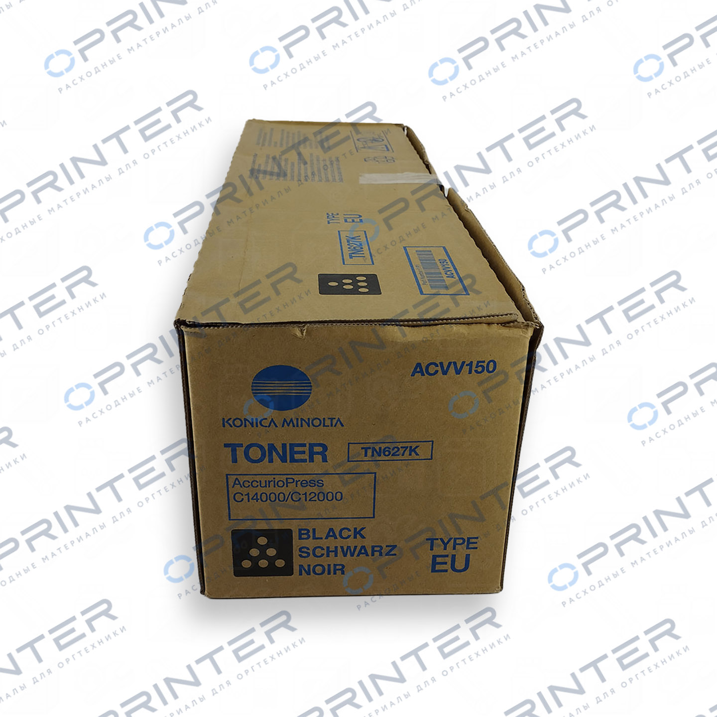 Тонер TN-627K black черный Konica Minolta ACVV150