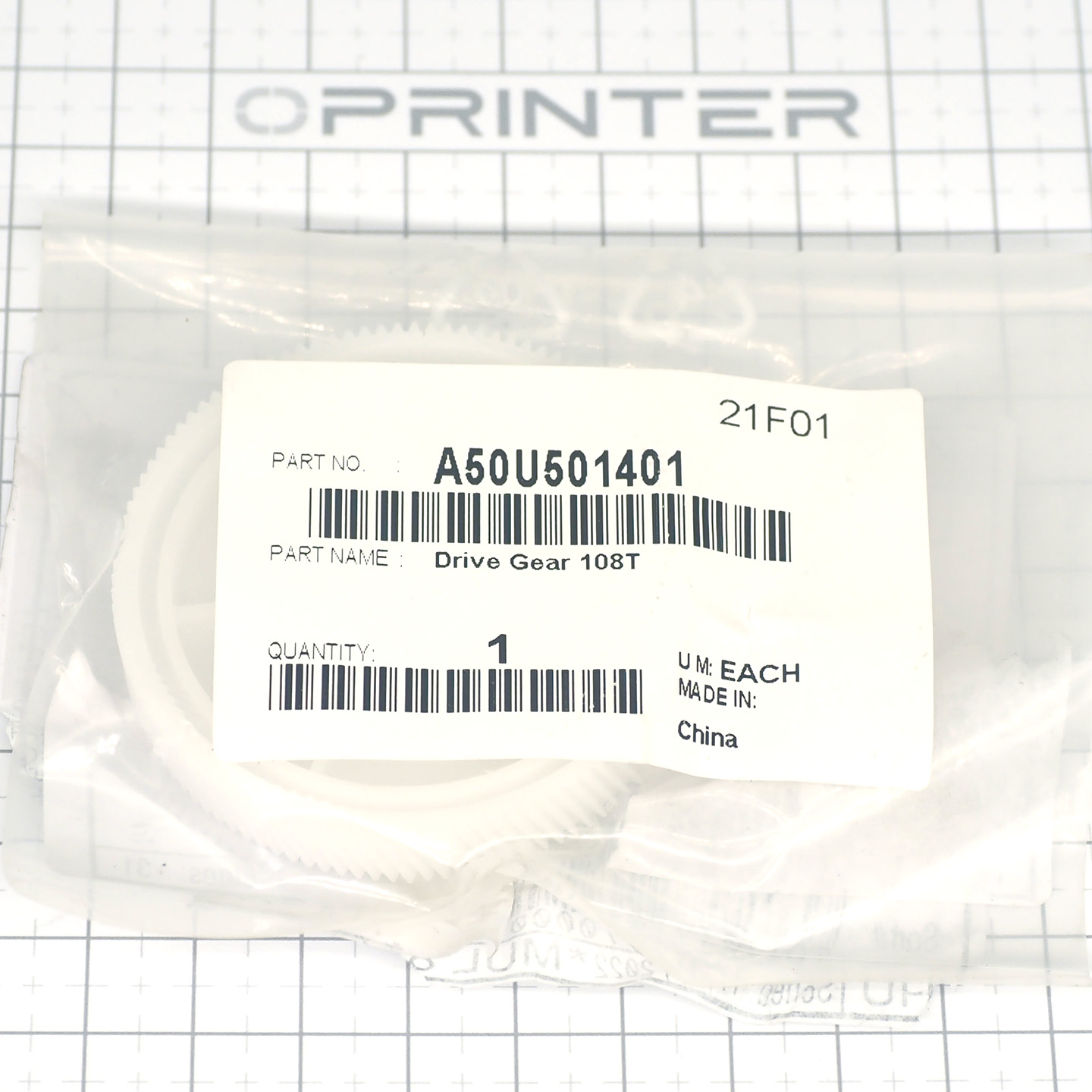 Шестерня Drive Gear 108T Konica Minolta A50U501401 Шестерня Drive Gear 108T Konica Minolta A50U501401
