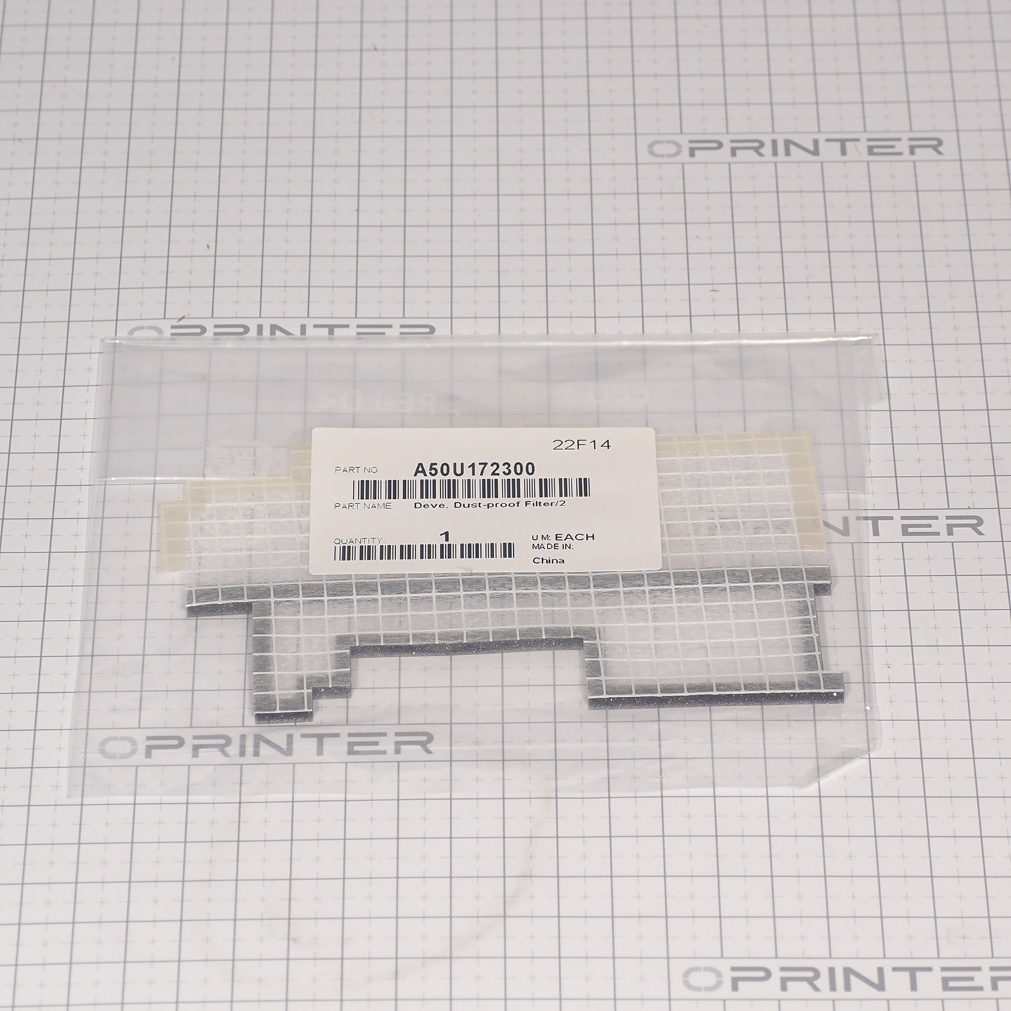 Фильтр (Developing Dust Proof Filter/2) Konica Minolta A50U172300