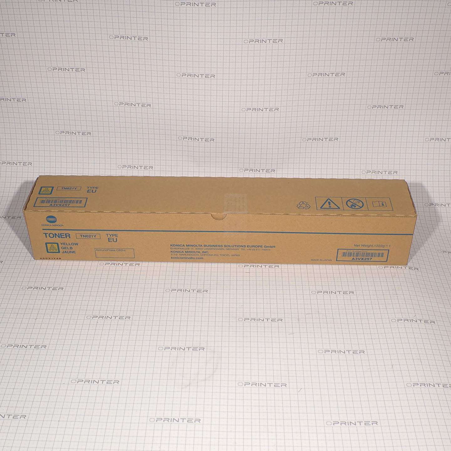 Тонер TN-621Y yellow жёлтый Konica Minolta A3VX257