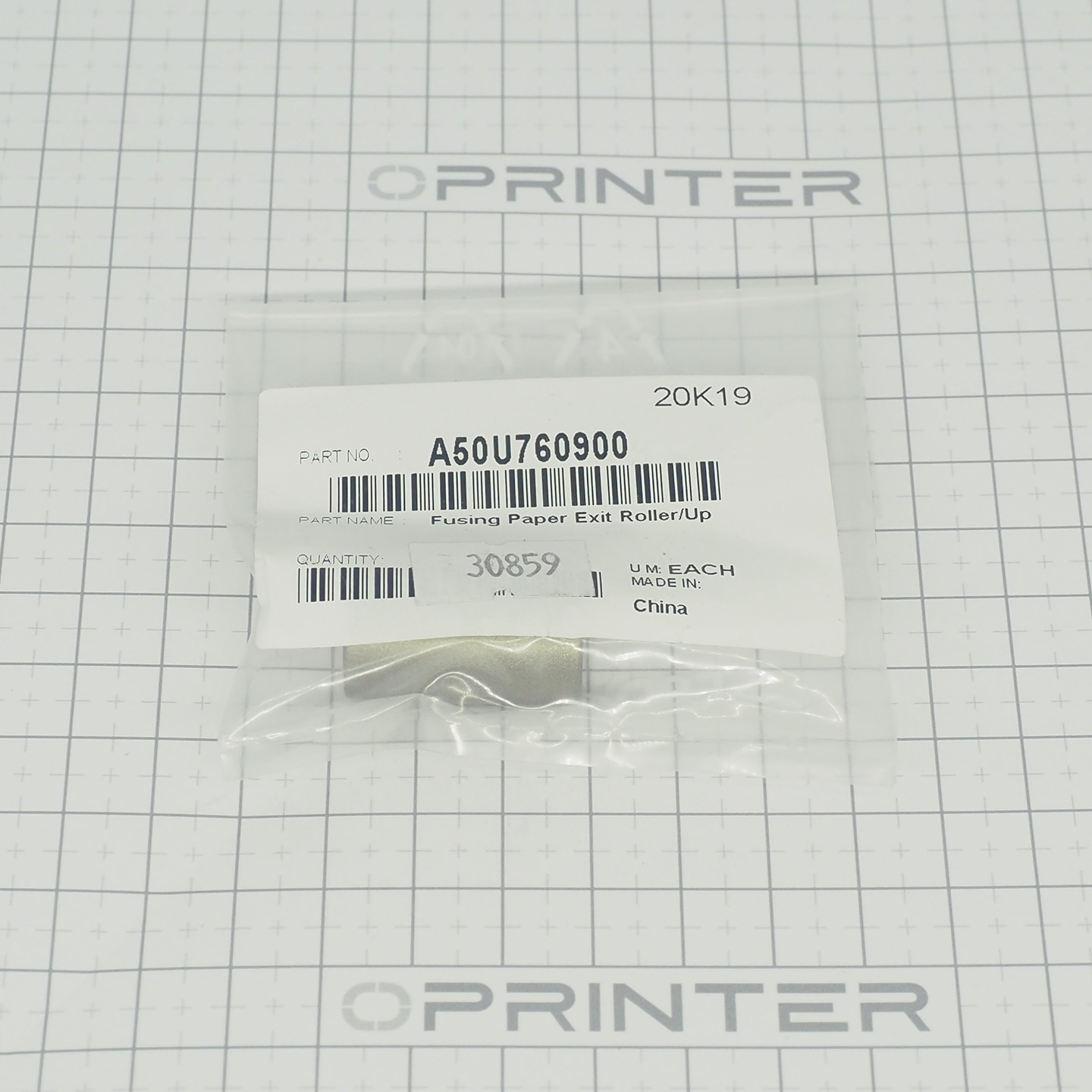 Ролик вывода бумаги верхний Konica Minolta A50U760900