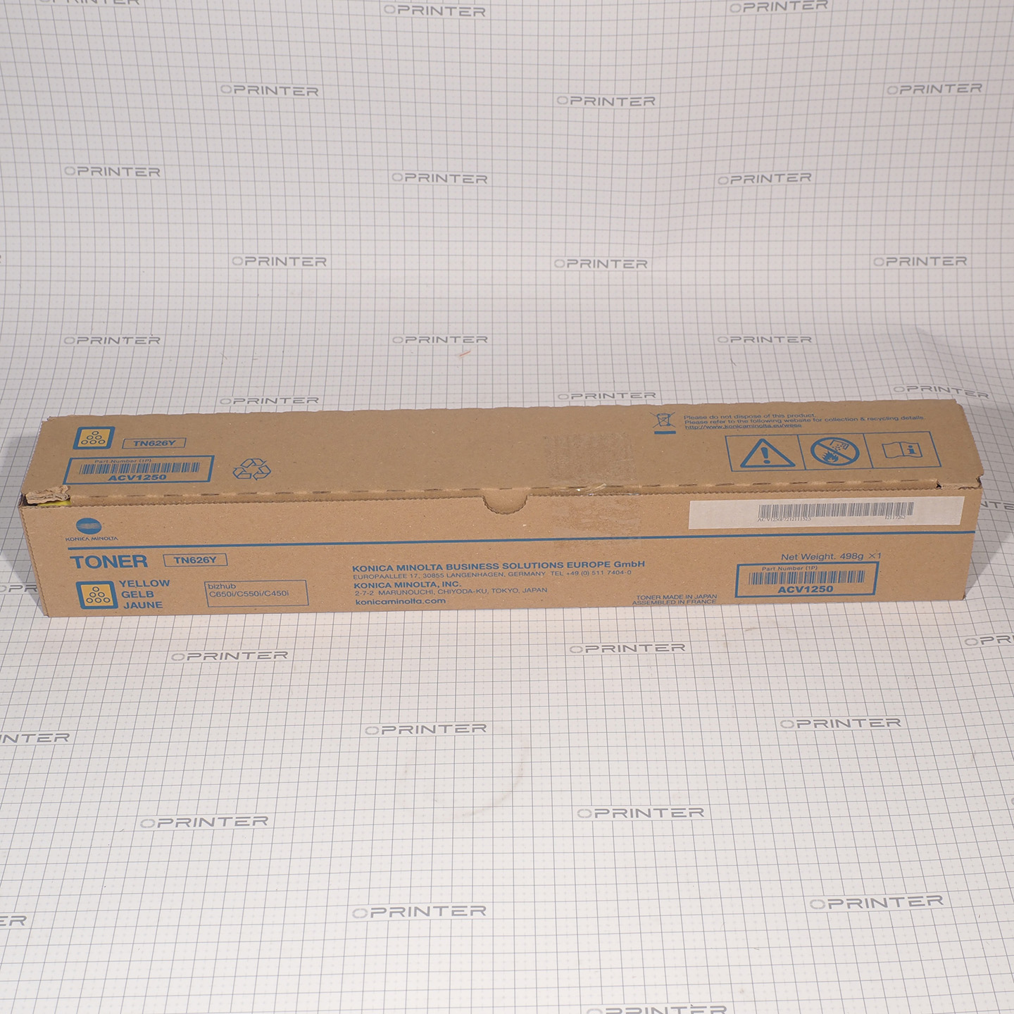 Тонер TN-626Y yellow желтый Konica Minolta ACV1250