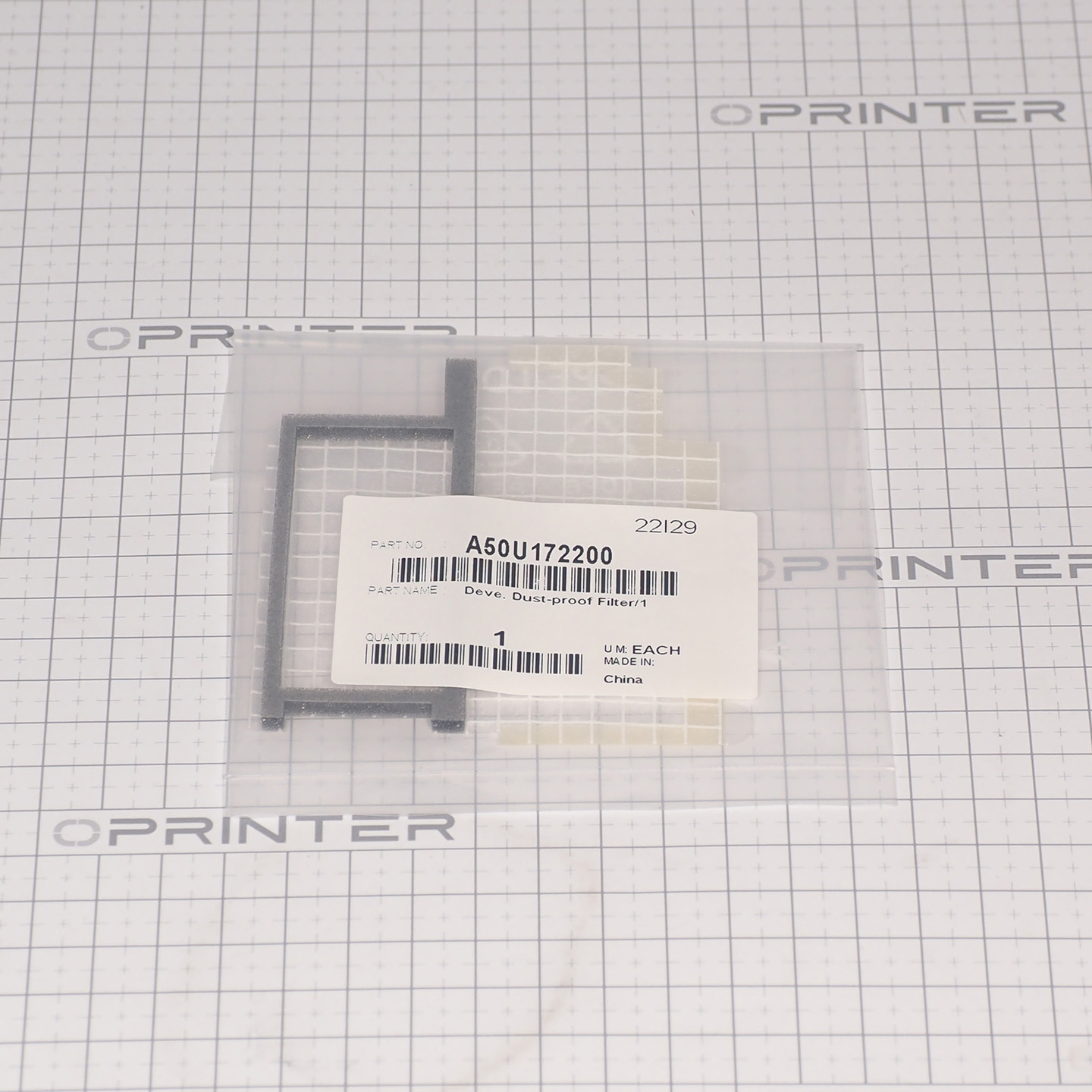 Фильтр (Developing Dust Proof Filter/1) Konica Minolta A50U172200