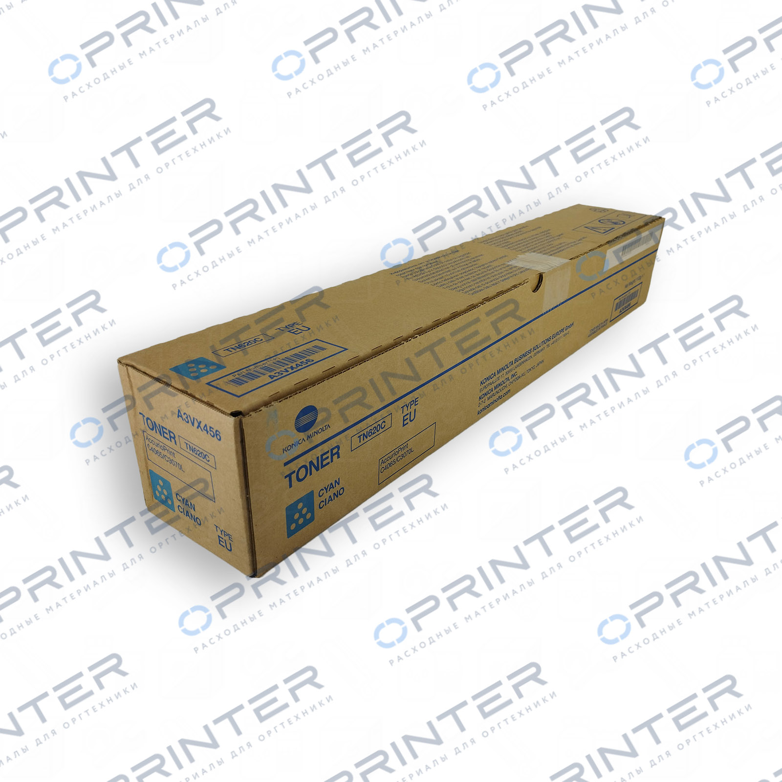 Тонер TN-620C cyan синий Konica Minolta A3VX456 Тонер TN-620C cyan синий Konica Minolta A3VX456