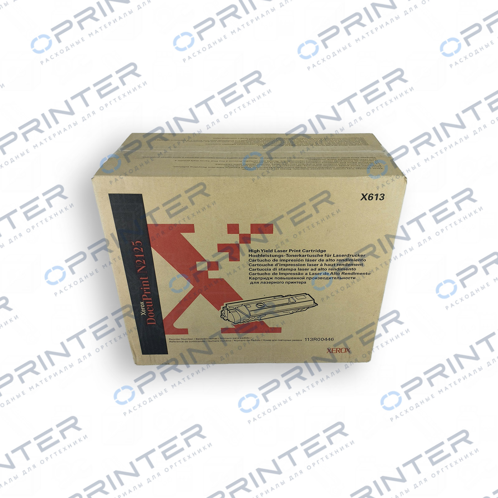 Тонер-картридж черный Xerox 113R00446