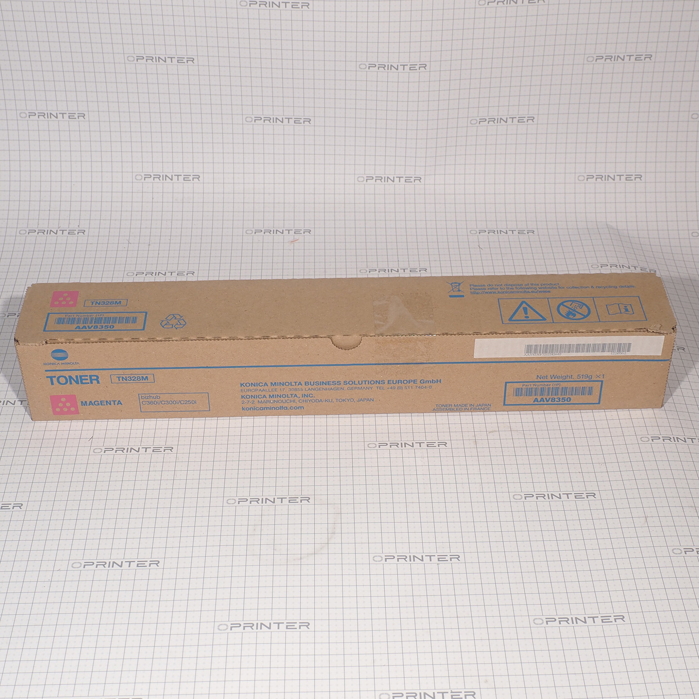 Тонер TN-328M magenta пурпурный Konica Minolta AAV8350