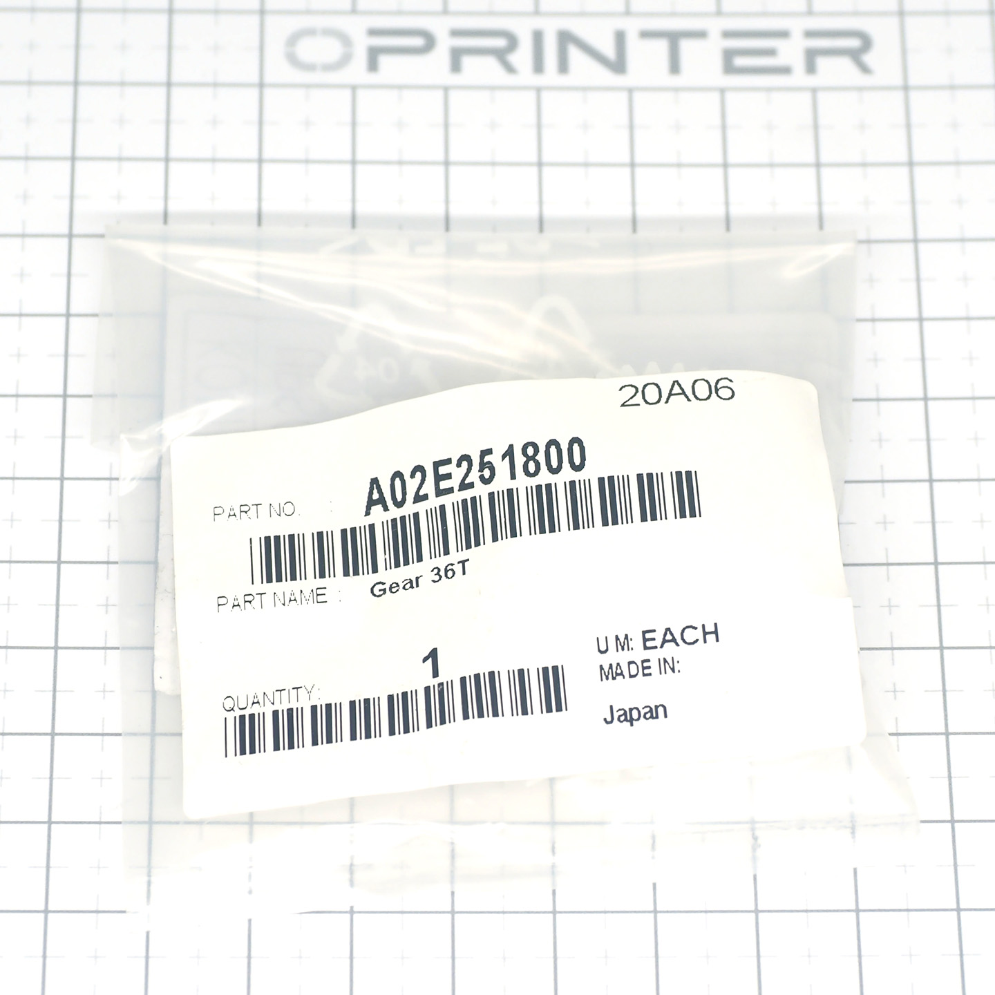 Шестерня Konica Minolta A02E251800 Шестерня Konica Minolta A02E251800