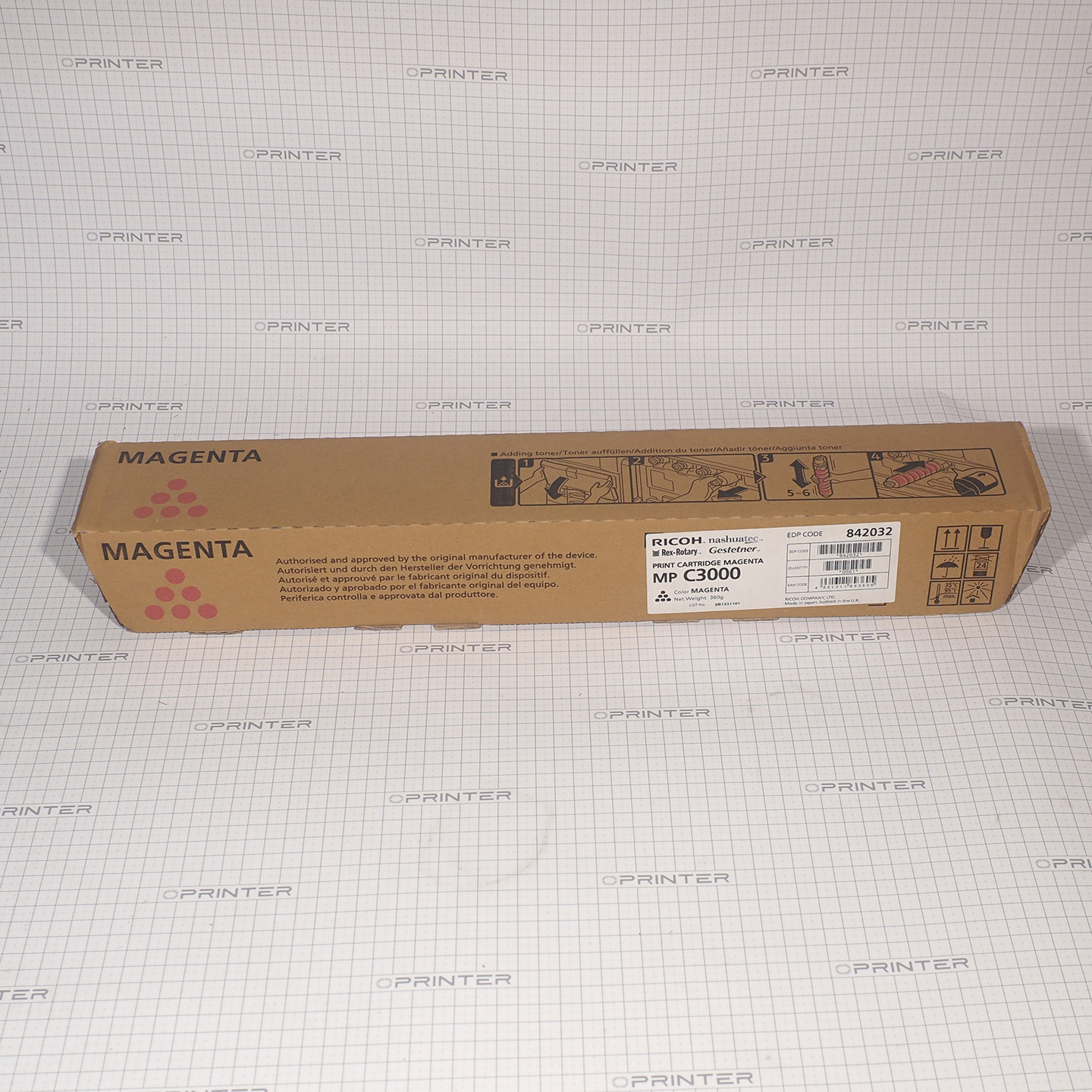 Картридж лазерный magenta Ricoh 842032