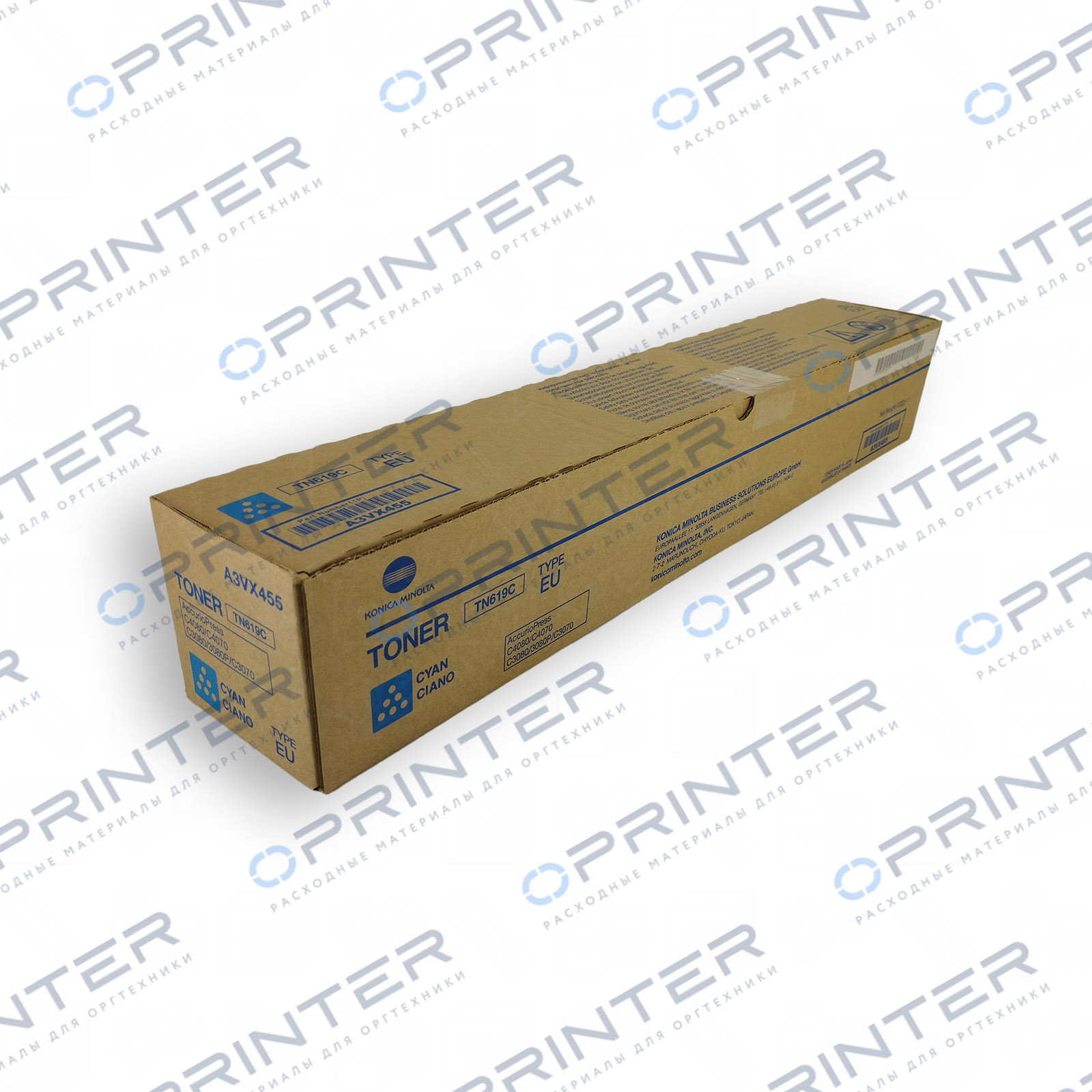 Тонер TN-619C cyan синий Konica Minolta A3VX455 Тонер TN-619C cyan синий Konica Minolta A3VX455
