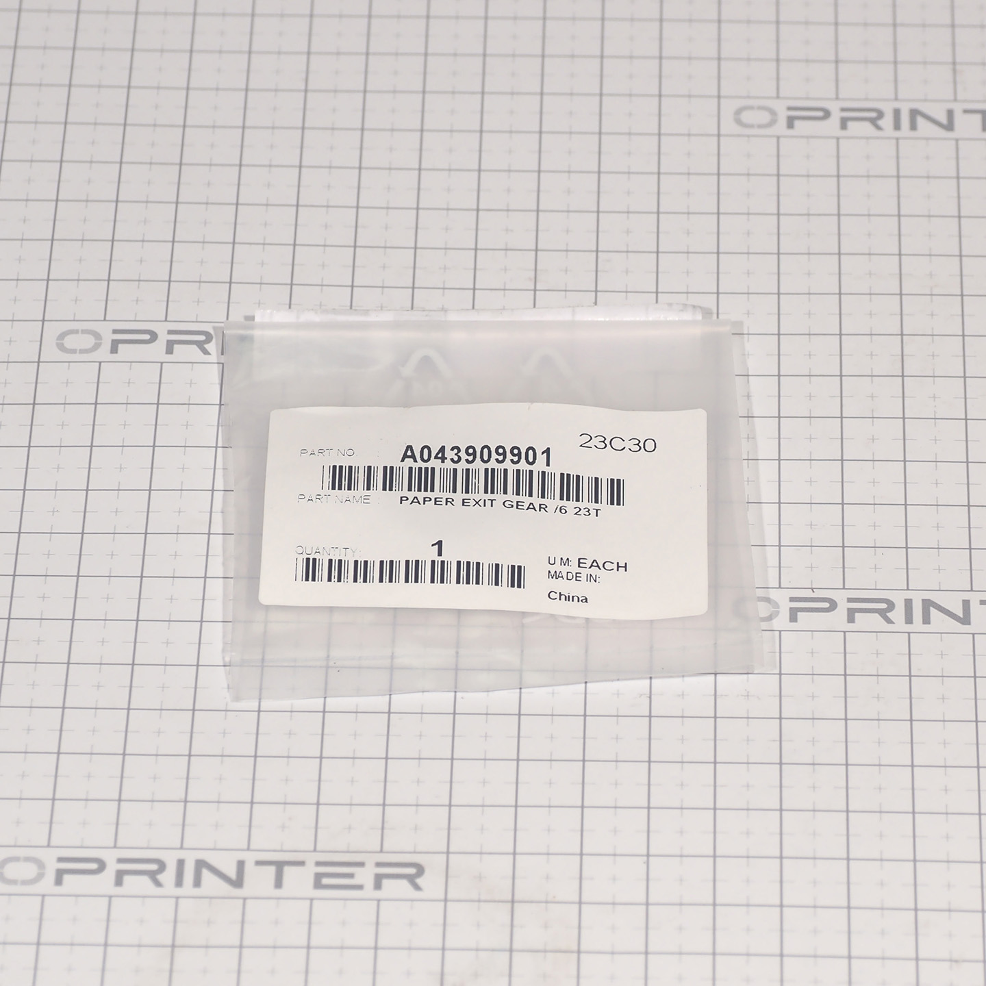 Шестерня узла выхода /6 23T Konica Minolta A043909901