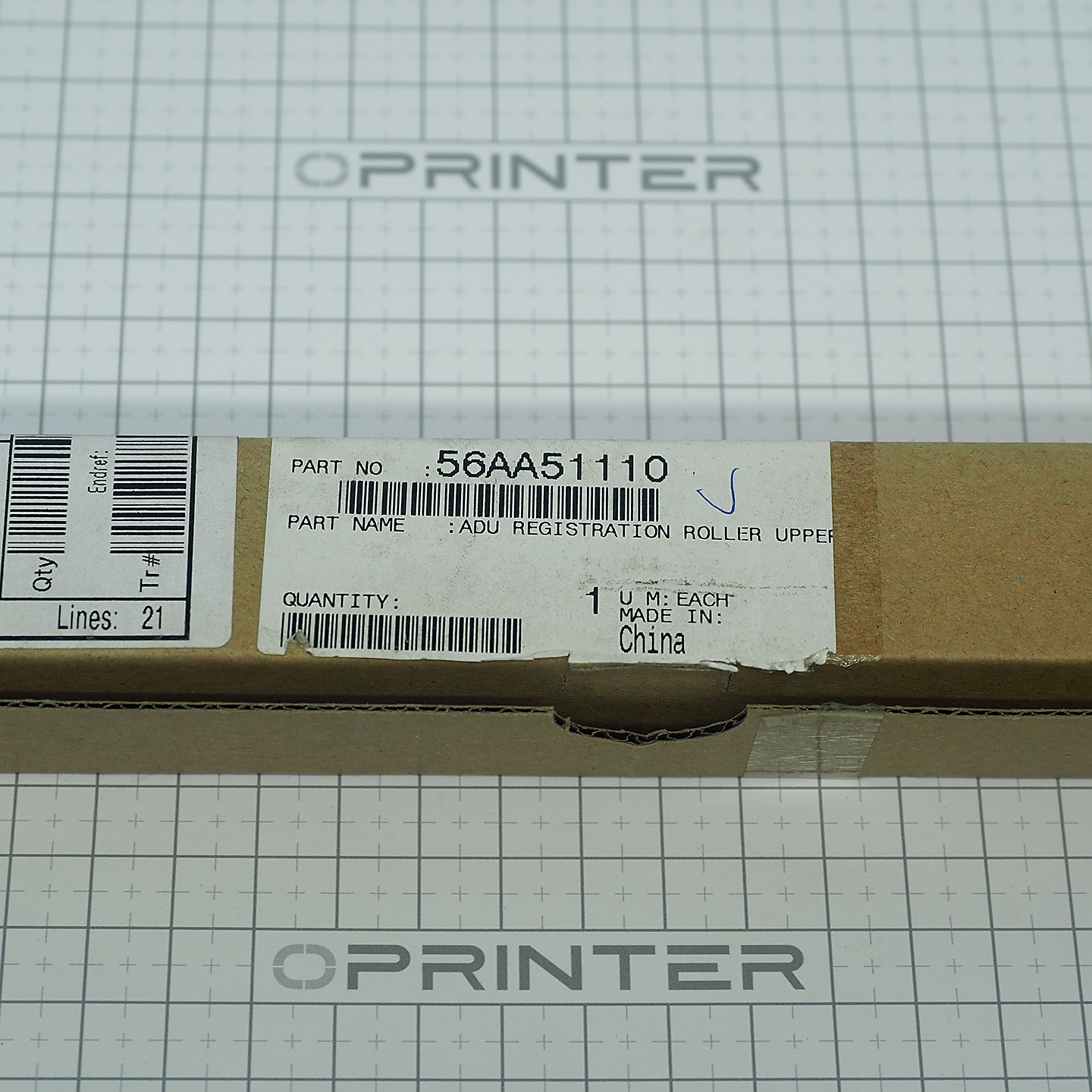 Ролик регистрации верхний Konica Minolta 56AA51110