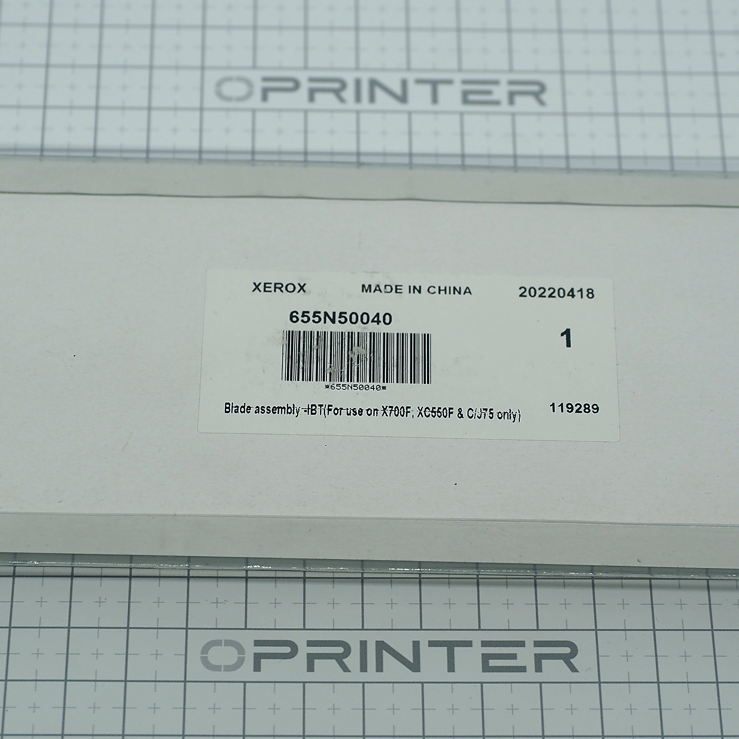 Ракель очистки Xerox 655N50040