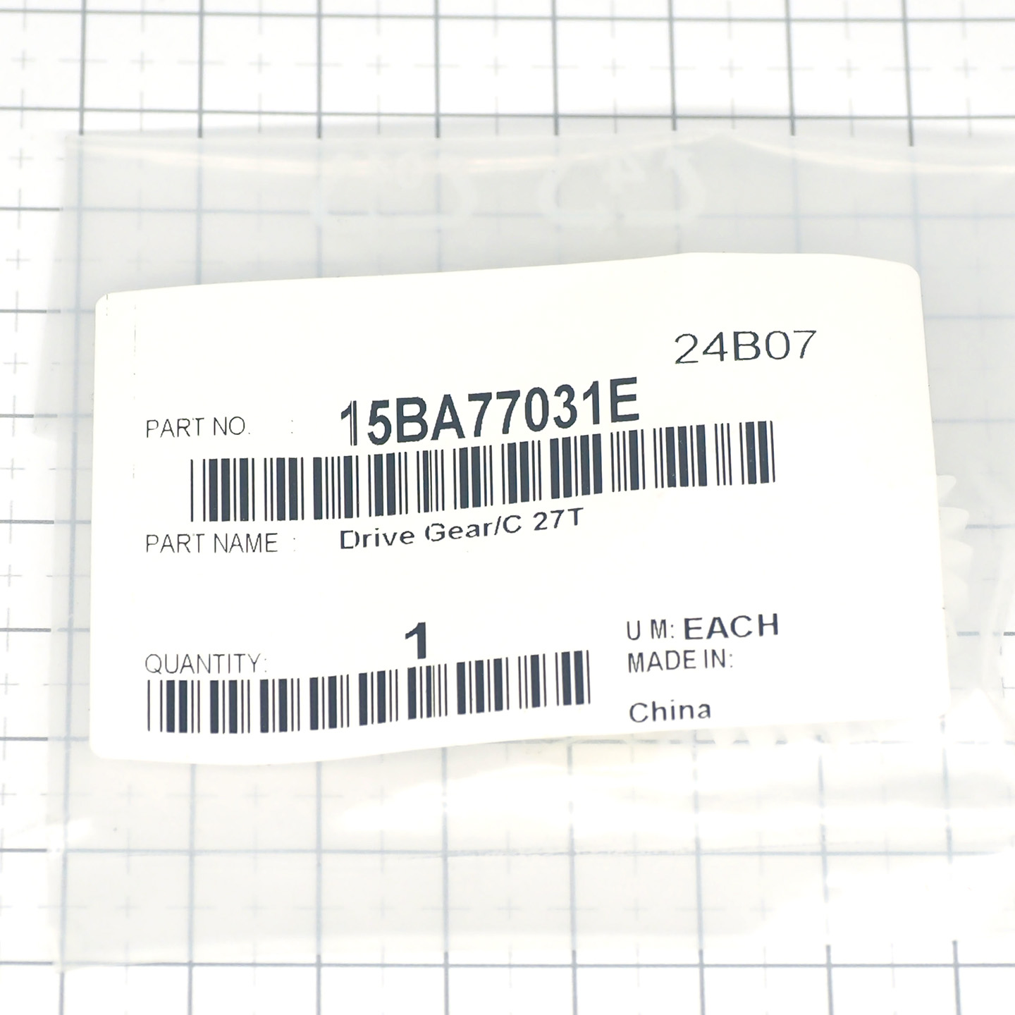 Шестерня 27T Konica Minolta 15BA77031E