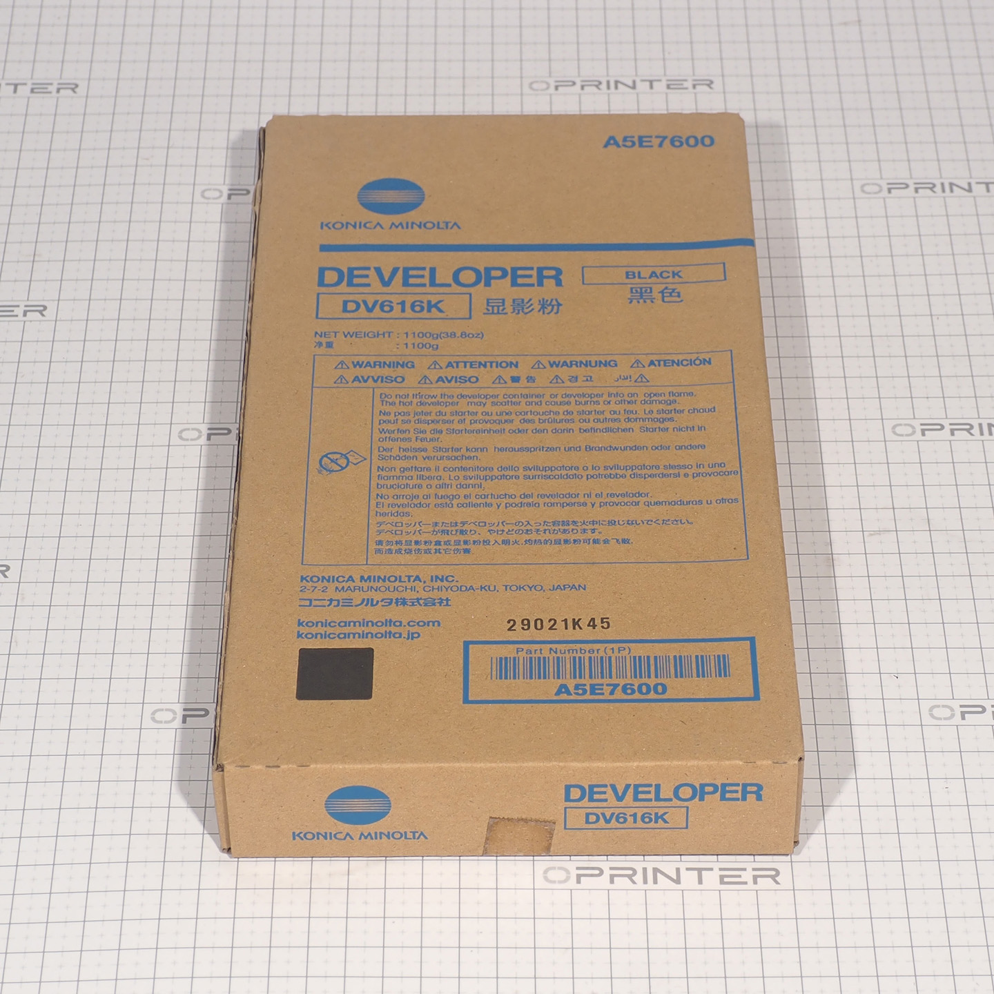 Девелопер DV-616K black черный Konica Minolta A5E7600