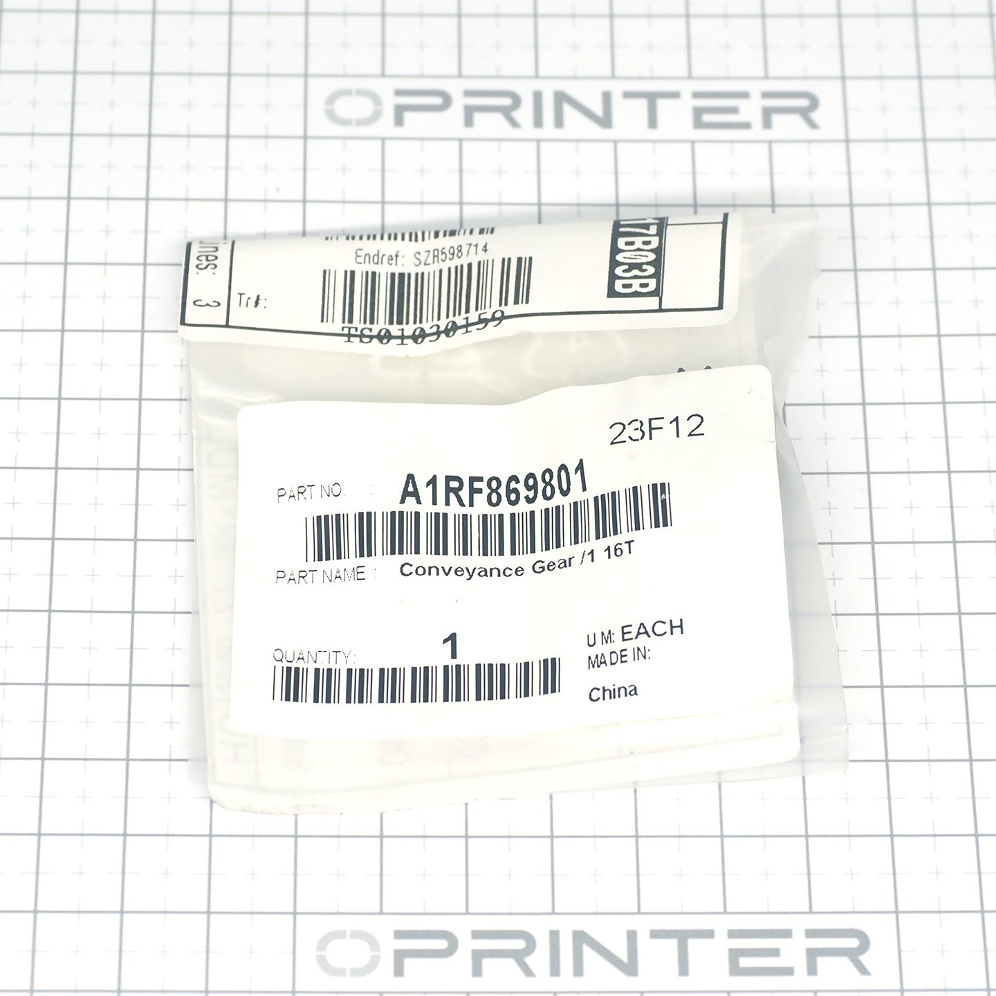 Шестерня 16T Konica Minolta A1RF869801