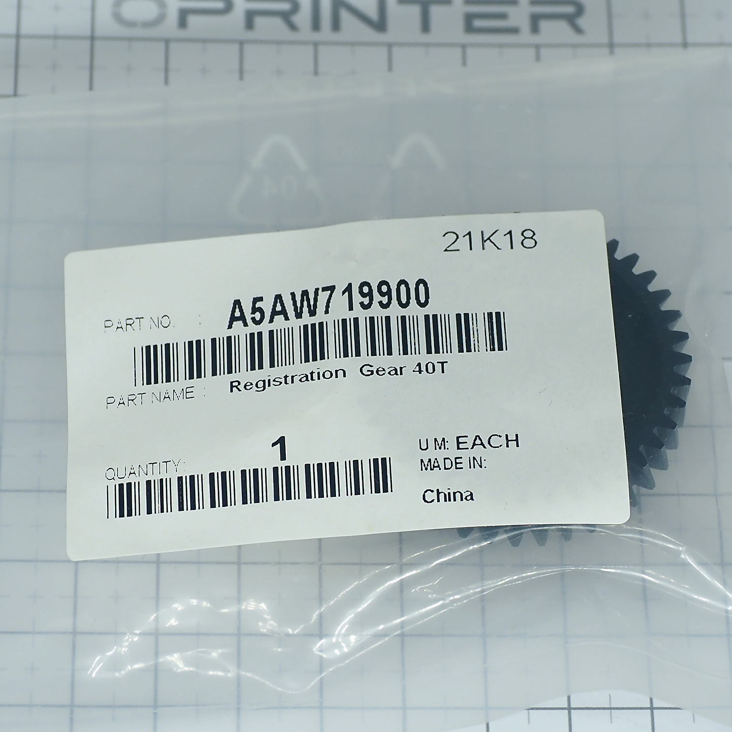 Шестерня Konica Minolta A5AW719900