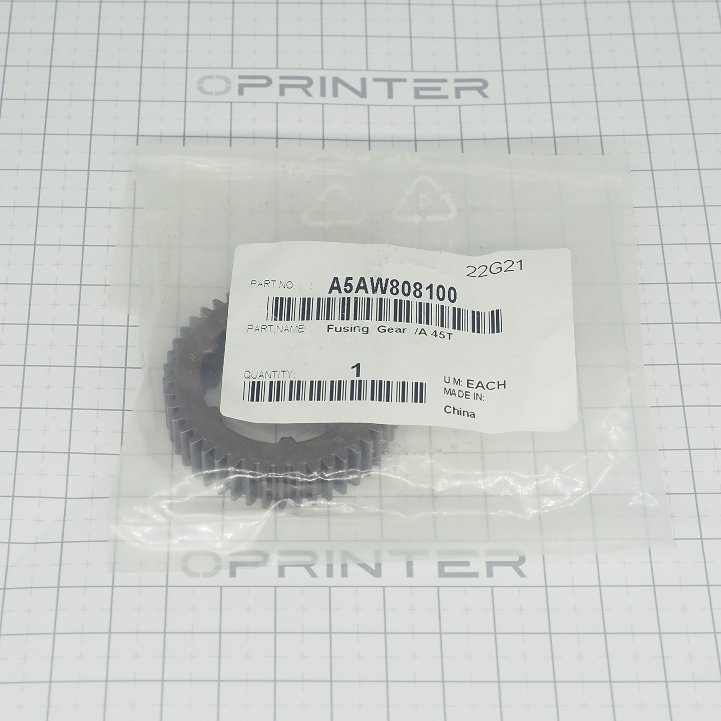 Подшипник Fusing Gear /A Konica Minolta A5AW808100