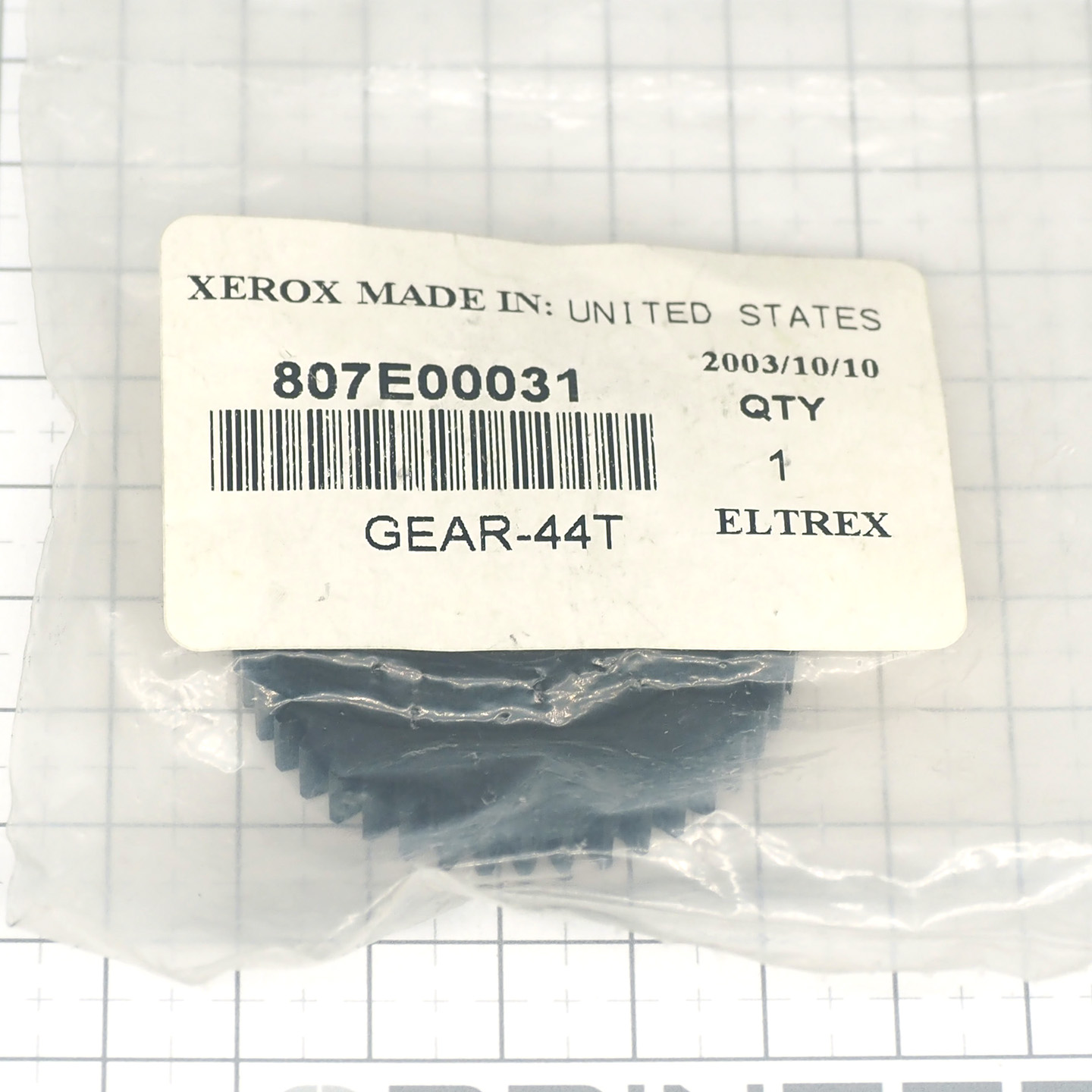 Шестерня 44Т Xerox 807E00031