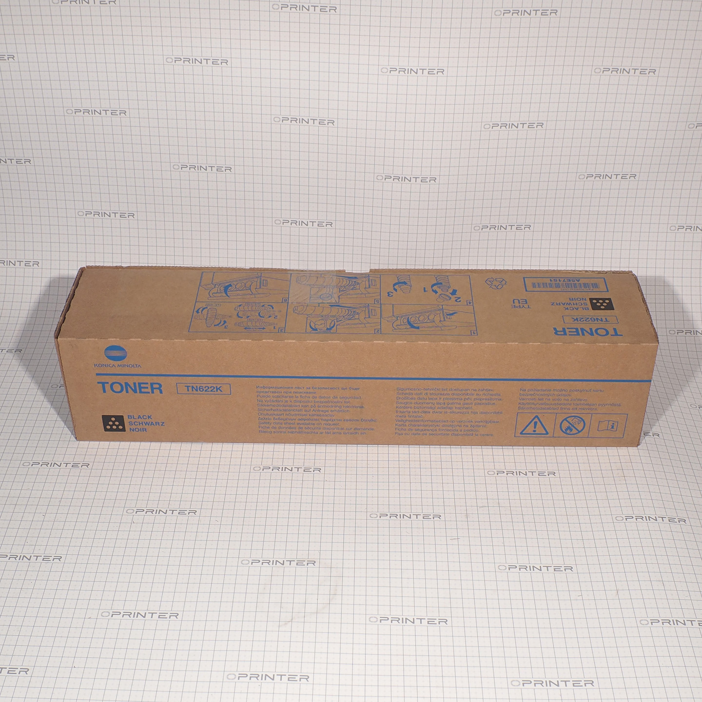 Тонер TN-622K (1645гр) black черный Konica Minolta A5E7151