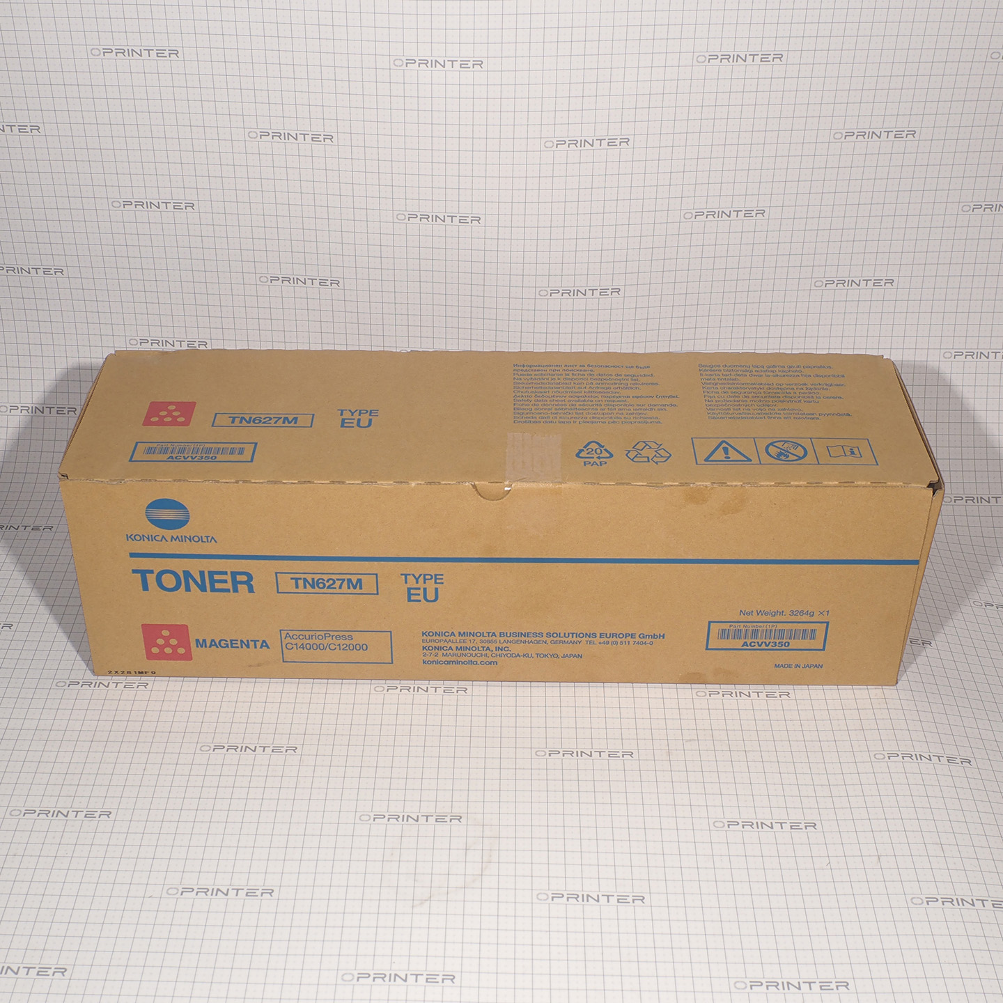 Тонер TN-627M magenta пурпурный Konica Minolta ACVV350