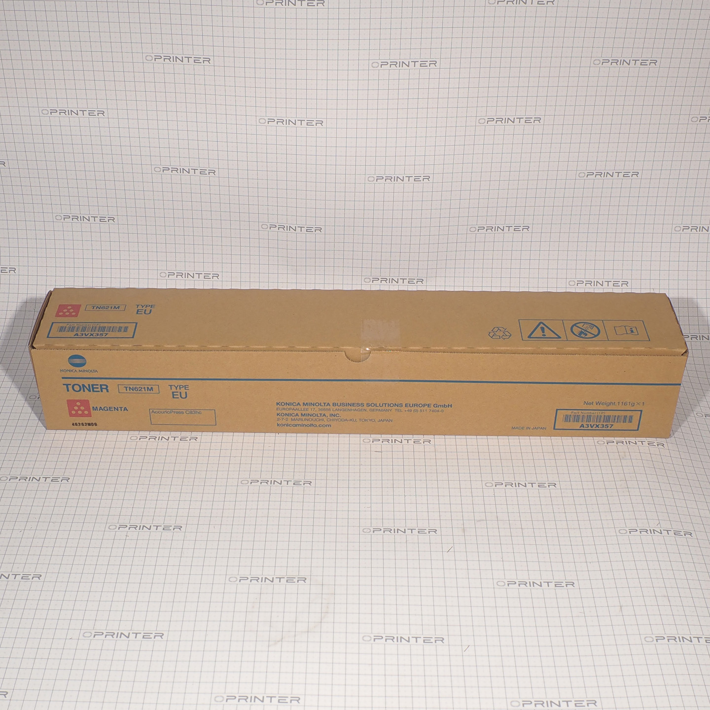 Тонер TN-621M magenta пурпурный Konica Minolta A3VX357