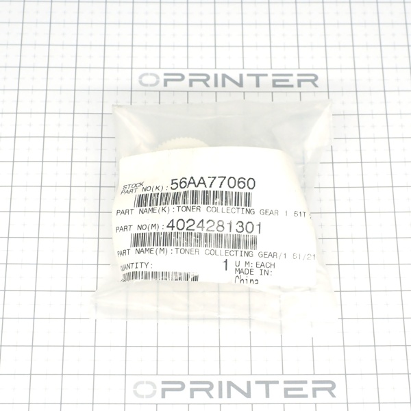 Шестерня 1 61T 2 Konica Minolta 56AA77060 Шестерня 1 61T 2 Konica Minolta 56AA77060