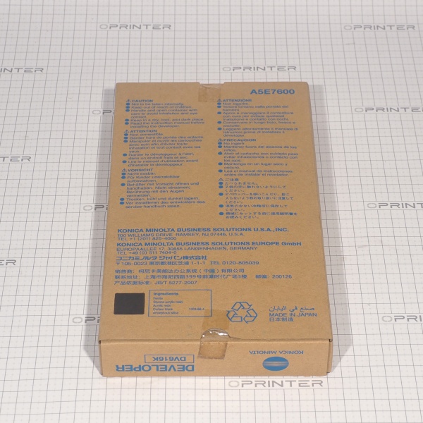 Девелопер DV-616K black черный Konica Minolta A5E7600