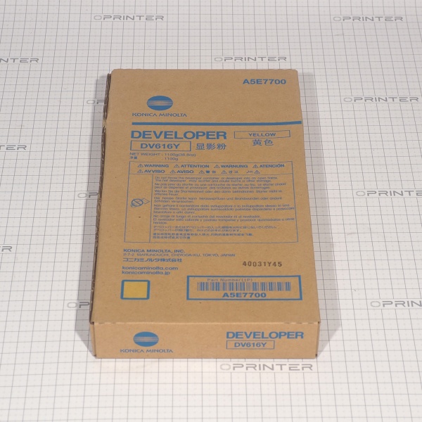 Девелопер DV-616Y yellow желтый Konica Minolta A5E7700