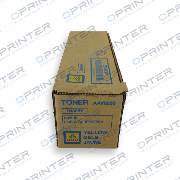 Тонер TN-328Y yellow желтый Konica Minolta AAV8250
