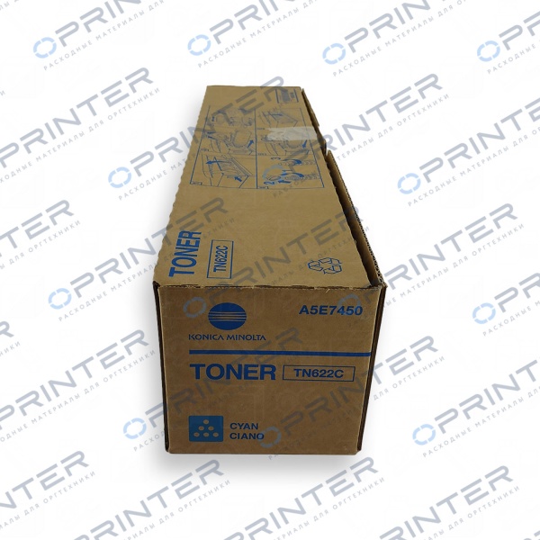 Тонер TN-622C cyan синий Konica Minolta A5E7450