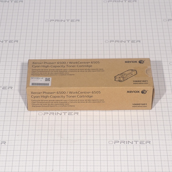 Тонер картридж синий повышенной емкости Xerox 106R01601