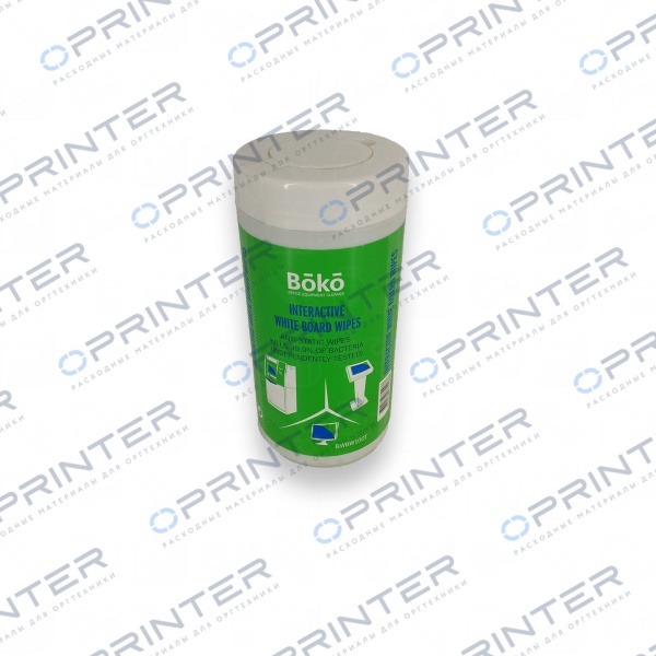 Interactive White Board Wipes Влажные антистатические очищающие салфетки 100 штук
