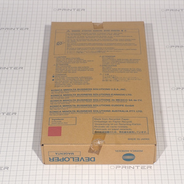 Девелопер DV-610M magenta пурпурный Konica Minolta A04P800