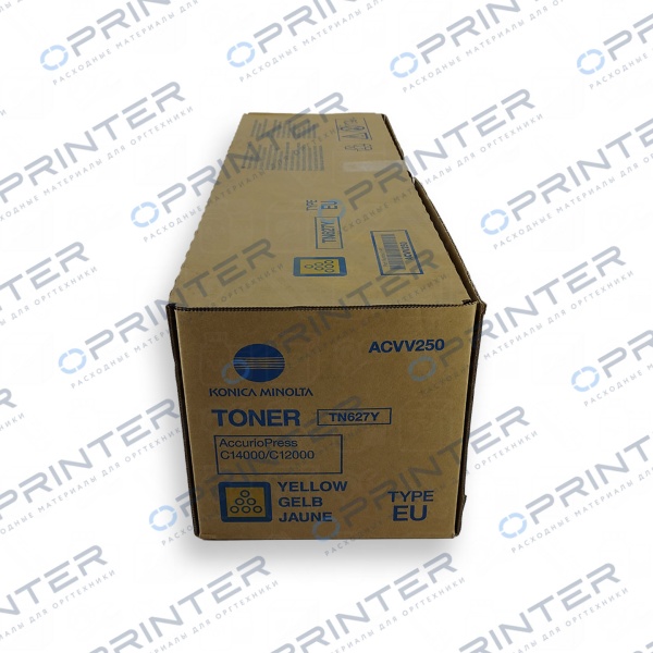 Тонер TN-627Y yellow желтый Konica Minolta ACVV250 Тонер TN-627Y yellow желтый Konica Minolta ACVV250