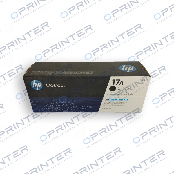 Картридж 17A black черный HP CF217A