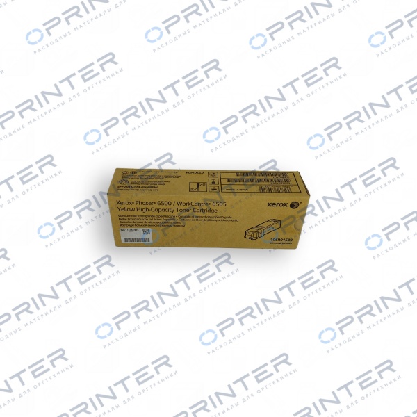 Тонер-картридж желтый повышенной емкости Xerox 106R01603